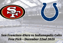 49ers vs Colts NFL Free Pick Video