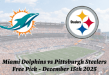 Dolphins vs Steelers NFL Free Pick Video