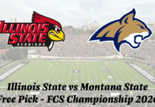 Illinois State vs Montana State FCS Free Pick Video