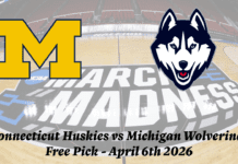UConn vs Michigan CBB Free Pick Video