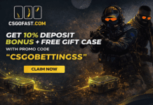 CSGOFast Promo Code “CSGOBETTINGSS” 2026 | Free Gift Case + 10% Deposit Bonus