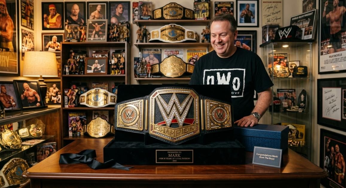 WWE championship belt gift for wrestling fans