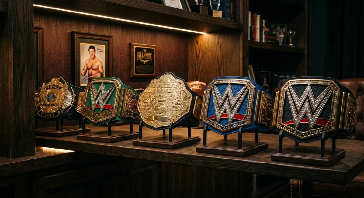 WWE replica championship belts for collectors
